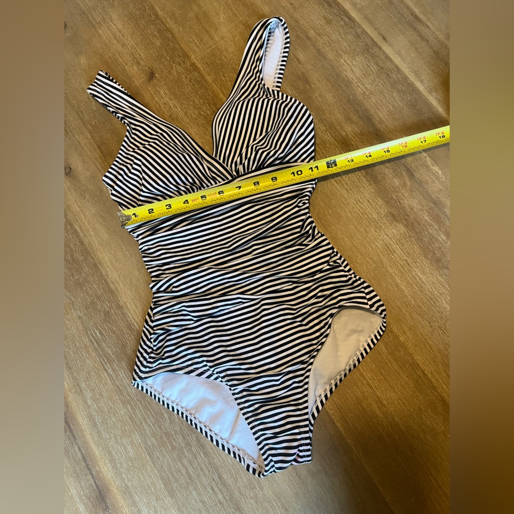 Miracle Black and White Striped Apparel